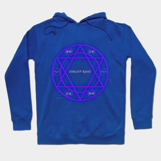 Violet Rays (Transmutation Circle Design) Hoodie by WillTesla